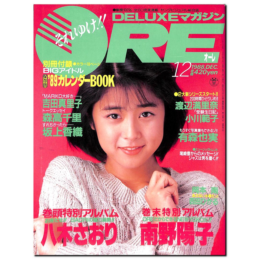 DELUXEマガジンORE/1988年度分12冊セット - アート/エンタメ/ホビー