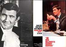 画像をギャラリービューアに読み込む, 【映画パンフレット】女王陛下の007 On Her Majesty's Secret Service (1969年 / イギリス) ジョージ・レーゼンビー