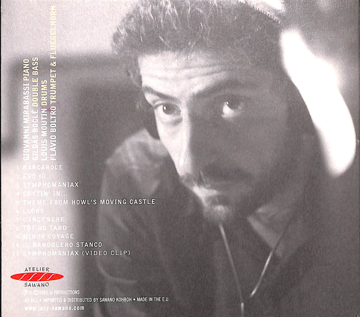 洋楽 GIOVANNI MIRABASSI TRIO LIVE@MOKKIRI-YA DVD】LIVE IN JAPAN / GIOVANNI MIRABASSI TRIO ジョバンニ