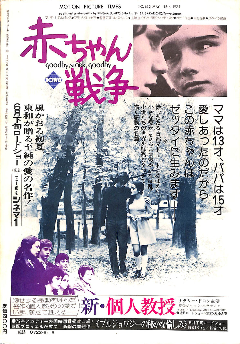 キネマ旬報 1974年 5月下旬号 表紙の映画 : セルピコ (アル・パチーノ