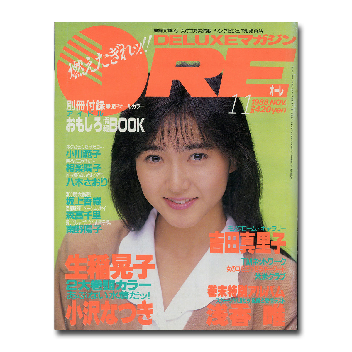 大変珍しい横書きの物です 1988年 表紙と１2ヶ月分揃い end1600_eebc6819-40ac-4ea9-