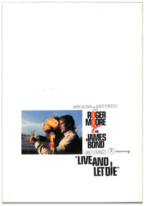 【映画パンフレット】007 死ぬのは奴らだ Live And Let Die (1973年 / イギリス・アメリカ) ロジャー・ムーア