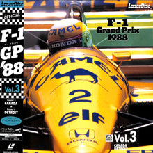 画像をギャラリービューアに読み込む, F-1 グランプリ&#39;88 Vol.3 カナダ/デトロイト [Laser Disc]