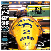 画像をギャラリービューアに読み込む, F-1 グランプリ&#39;88 Vol.3 カナダ/デトロイト [Laser Disc]