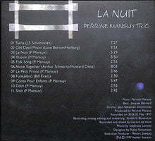 画像をギャラリービューアに読み込む, 【CD】LA NUIT / PERRINE MANSUY TRIO ペリーヌ・マンスゥイ・トリオ