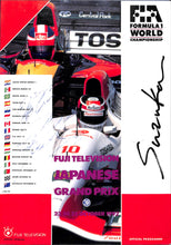 画像をギャラリービューアに読み込む, FUJI TELEVISION JAPANESE GRAND PRIX SUZUKA ◆ F1 日本グランプリ 鈴鹿 公式プログラム 1990-1993 1996 全5冊 (ドライバー直筆サイン・生写真・半券等オマケ付)