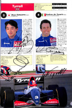 画像をギャラリービューアに読み込む, FUJI TELEVISION JAPANESE GRAND PRIX SUZUKA ◆ F1 日本グランプリ 鈴鹿 公式プログラム 1990-1993 1996 全5冊 (ドライバー直筆サイン・生写真・半券等オマケ付)