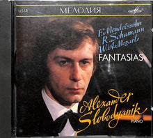 画像をギャラリービューアに読み込む, 【CD】Alexander Slobodyanik FANTASIAS F.Mendelssohn/R.Schumann/W.A.Mozart スロボヂャニク  幻想曲的ピアノ曲集