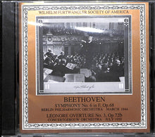 画像をギャラリービューアに読み込む, 【CD】Beethoven: Symphony No.6: Leonore Overture No.3 FURTWANGLER ベートーヴェン交響曲第6番 田園 フルトヴェングラー ベルリン・フィルハーモニー