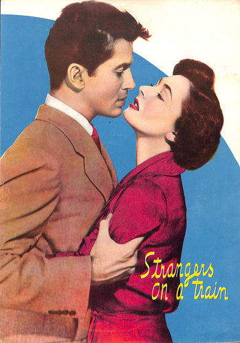 【映画パンフレット】見知らぬ乗客 Strangers on a Train (1951年 / アメリカ) 監督:アルフレッド・ヒッチコック 原作:パトリシア・ハイスミス 脚本:レイモンド・チャンドラー