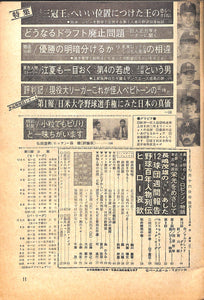 週刊ベースボール 1973年7月16日号 表紙:王貞治(巨人)