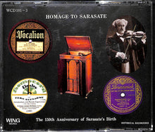 画像をギャラリービューアに読み込む, 【CD】近代ヴァイオリンの巨匠 サラサーテの芸術～サラサーテ生誕150年記念 Homage To Sarasate　