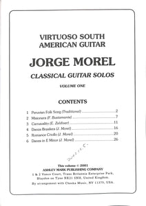 Classical Guitar Solos:Virtuoso South American Guitar Volume 1 [ギター楽譜] / JORGE MOREL (ホルヘ・モレル)