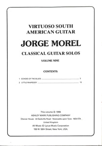 Classical Guitar Solos:Virtuoso South American Guitar Volume 9 [ギター楽譜] / JORGE MOREL (ホルヘ・モレル)