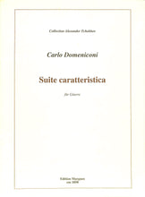 画像をギャラリービューアに読み込む, 【クラシックギター/楽譜】Suite Caratteristica Fur Gitarre /  Carlo Domeniconi (カルロ・ドメニコーニ)