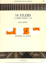 画像をギャラリービューアに読み込む, 【クラシックギター/楽譜】14 ETUDES Volume 2 (ETUDES 8-14) pour guitare MAXIMO D. PUJOL マキシモ・ディエゴ・プホール