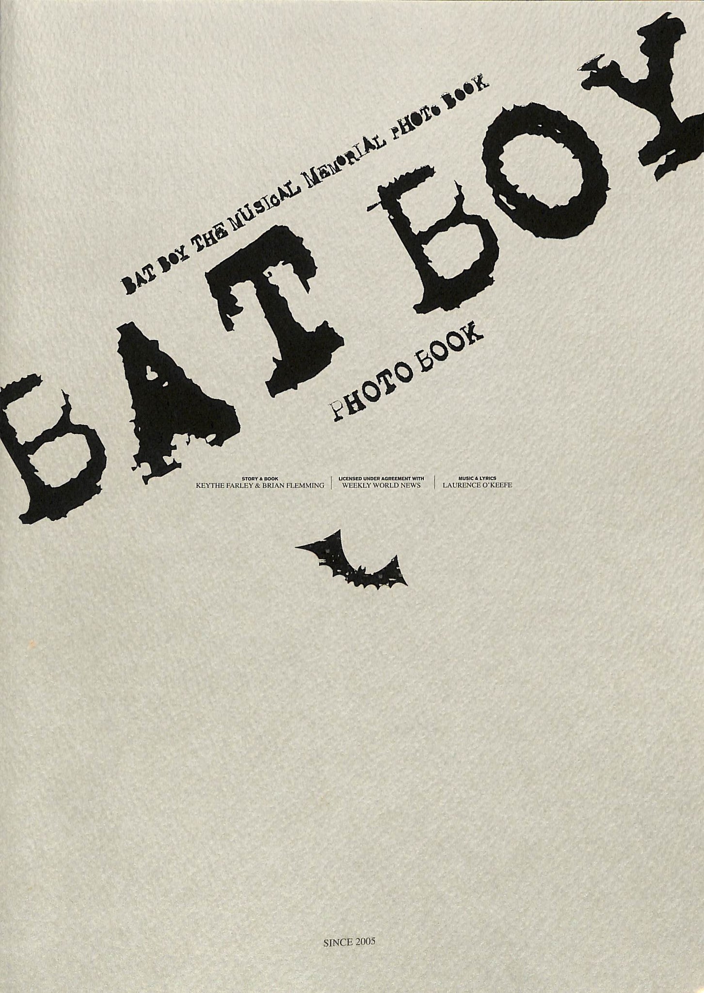 –　BOY　BOOK　舞台パンフレット】BAT　Channel　(2005年)/森山未來　Books　撮影:稲越功一　PHOTO　Store
