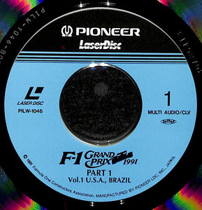 F-1 Grand Prix '91 Part1 アメリカ/ブラジル/サンマリノ/モナコ [Laser Disc]