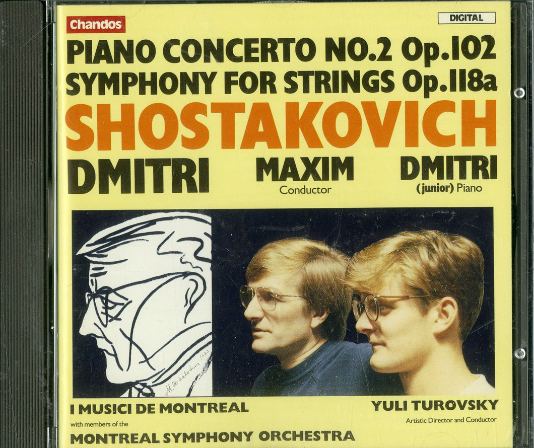 SHOSTAKOVICH PIANO CONCERTO NO.2-Shostakovich etc. [CD]