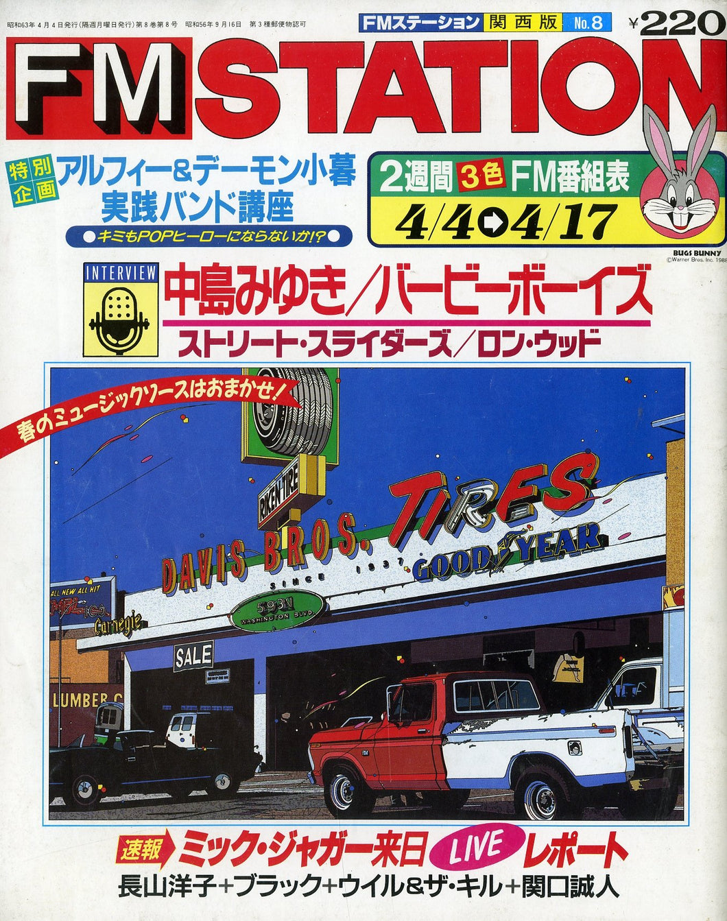 FMステーション 関西版 1988年4月4日号 No.8